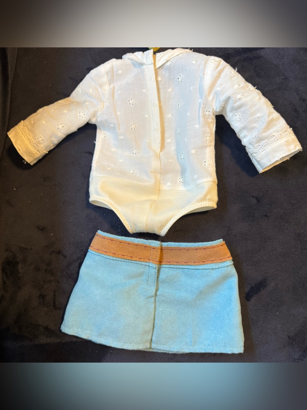 Authentic American Girl GOTY 2007 Nicki Fleming Meet Shirt Skirt Outfit - Picture 5 of 5